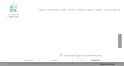 Desktop Screenshot of immograndsud.com